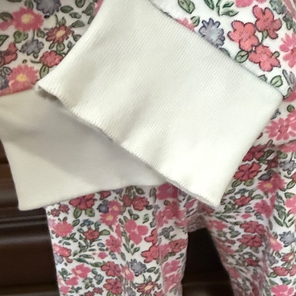 Girls PETITE PLUME Pink Floral Pajama Set Size 5 - Picture 6 of 8